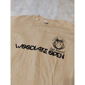 Woodlake Country Club Shirt 2nd Annual Open Large Golf Single Stitch